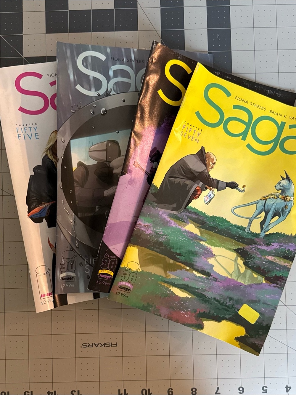 Saga Comic Book Lot - Chapters 55-58
